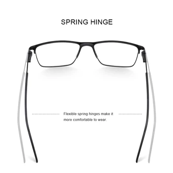 Весела анти-синя светлина блокиране на мъжете очила за четене CR-39 смола асферичните очила +1.00 +1.50 +2.00 +2.50 S2001FLH