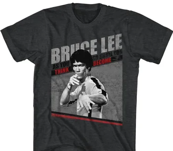 Bruce Lee Adult T-Shirt Bruce Lee Symbol мъже годишно в памучна тениска с къс ръкав О-образно деколте New S-3XL