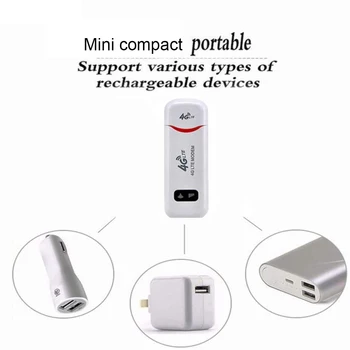 4G WiFi модем wingle LTE USB Hotspot wireless Dongle CAR WIFI ROUTER за Mac OS със слот за сим карта