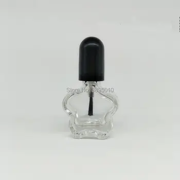 5 мл празен лак за нокти бутилки бутилки с бяла черна капак, малък стъклен лак за нокти бутилки, мини-стъклена бутилка F747