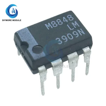 Микроконтролер генератор Светосигнализатора Led chip размер LM3909N IC LM3909