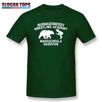 Bear Male Men T-shirt 2019 Black Tshirt Nurmagomedov Борба Academy Мъжки Tops & Tees MMA Fighter T Shirt лого на клиента