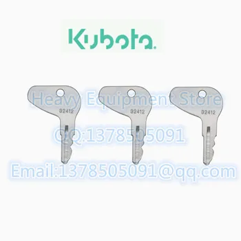 3 бр H32412 ключ за Kubota Mahindra & за Трактор Mitsubishi запалване старт стартер 32412