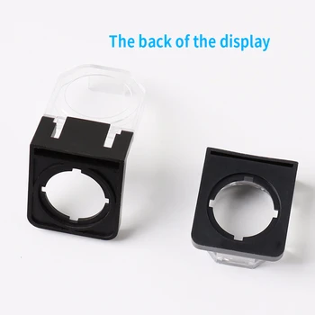 22 мм бутон превключвател защитно покритие плоски бутон анти-misoperation прозрачна кутията е квадратна с пружинным пылезащитным калъф