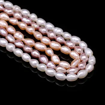 Продажба на едро естествени сладководни перли във фигура форма на тънки свободни мъниста за бижута направи си САМ гривна Neckalce аксесоари