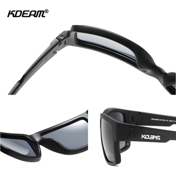 KDEAM Design Innovation плаващи слънчеви очила мъжете квадратни спортни очила поляризирани UV400 сърфинг, каране на лодка слънчеви очила Float KD7077