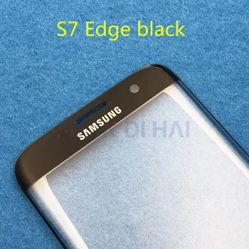 Смяна на предната външна стъклен капак на обектива за Samsung Galaxy S7 Edge G935 G935F G935FD S6 Edge G925F LCD glass & B-7000 Лепило Tool