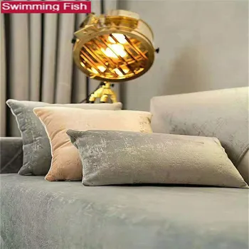 луксозна висококачествена холандска кадифе завеса дебела ретро Флокированная завеса от плат за хола спални покривка