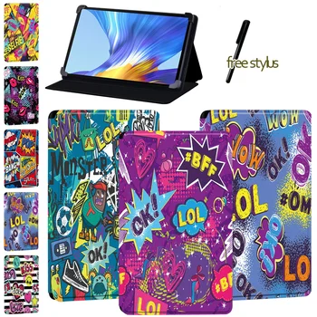 Калъф за таблет Huawei Enjoy Tablet 2 10.1 / MatePad(10.4 / 10.8) / Honor V6 / MatePad (Pro 10.8 / Т8) Graffiti Серия калъф + стилус