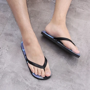 Мъжки джапанки летни мъжки сандали нов стил камуфлаж меки обувки открит плаж мъжки чехли EVA масаж Мъжки обувки 2019