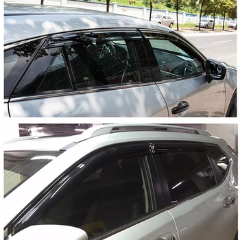 4x прозорец дефлектори козирка вентилационни навеси защитни подслон щит аксесоари за Chevrolet Sonic Aveo T300 Holden Barina 2012~2020
