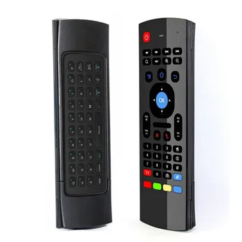 2.4 G безжична клавиатура TV Box и дистанционно управление Air Mouse T3 Backlight Smart Voice Mx3 Mini KM9 A95X H96 MAX Android 9.0 TV Box