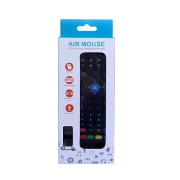 2.4 G безжична клавиатура TV Box и дистанционно управление Air Mouse T3 Backlight Smart Voice Mx3 Mini KM9 A95X H96 MAX Android 9.0 TV Box