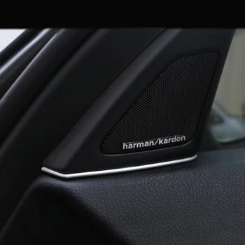 Автомобил-оформление на предната врата стерео аудио говорител ивица стерео стикер на кутията отрежете ленти корнизи стикер за BMW серия 5 F10 аксесоар