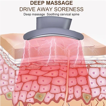 EMS електрически масаж на врата интелигентен глас магнитно-импулсно маточната масажор 6 глави 12 кутия 5 режима на аналгезия здравеопазване