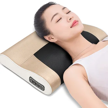 Отопление на шията, рамото на задната част на крака масаж на тялото възглавница електрически Шиацу Acupoint масажор устройство на шийката на спондилит релеф