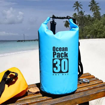 PVC 5л 20л 10л открит гмуркане компресия облекло за съхранение на водоустойчив чанта суха чанта за мъже, жени, плуване, рафтинг, каяк