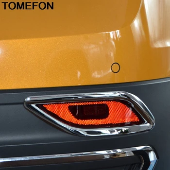 TOMEFON за Volkswagen T-Cross 2018 2019 2020 автомобили задната противотуманная фара крушка противотуманная фаровете рамка капак завърши външни аксесоари за коса ABS