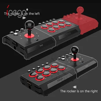 PG-DC5V PG-9059 USB жична бойна джойстик Arcade Stick Fight гейм контролер с Turbo Macro за PS4 PS3 NS Switch Android