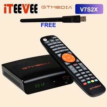 Нов прием на GTMEDIA V7S2X DVB-S2 сателитен приемник с USB WIFI актуализация от gtmedia v7s hd Full HD Gtmedia v7 s2x няма приложения