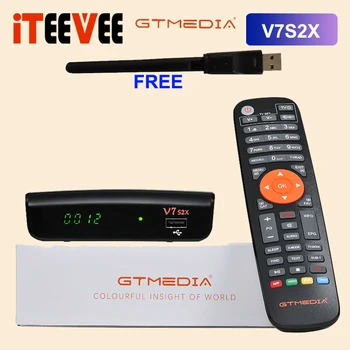 Нов прием на GTMEDIA V7S2X DVB-S2 сателитен приемник с USB WIFI актуализация от gtmedia v7s hd Full HD Gtmedia v7 s2x няма приложения
