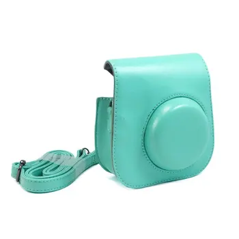 За Fuji Fujifilm Instax Mini 8 9 Film Camera ПУ кожена чанта наплечная cover калъф цвят защитна чанта