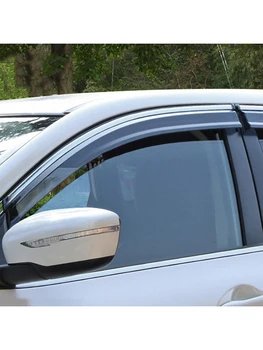 Прозорец Дъжд Козирка На Автомобила Защита На Прозорци Дъжд Щит С Козирка На Кутията Е Подходяща За Nissan Qashqai 2016 2017