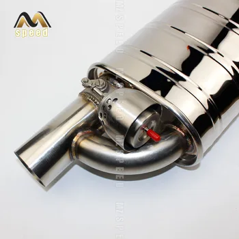 Автомобилни аксесоари 304 изпускателна тръба от неръждаема стомана ауспуси клапан за дистанционно управление на звук на ауспуха универсална състезателна изпускателна тръба